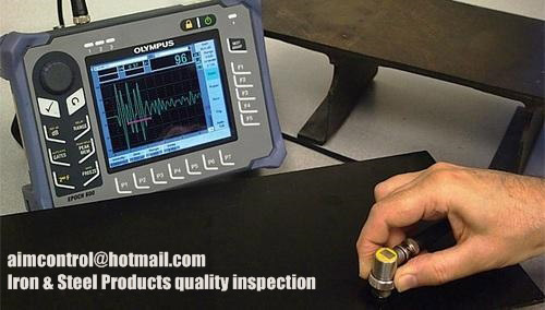 ultrasonic_testing_crack_steel_products_quality_inspection_services_AIM_Control