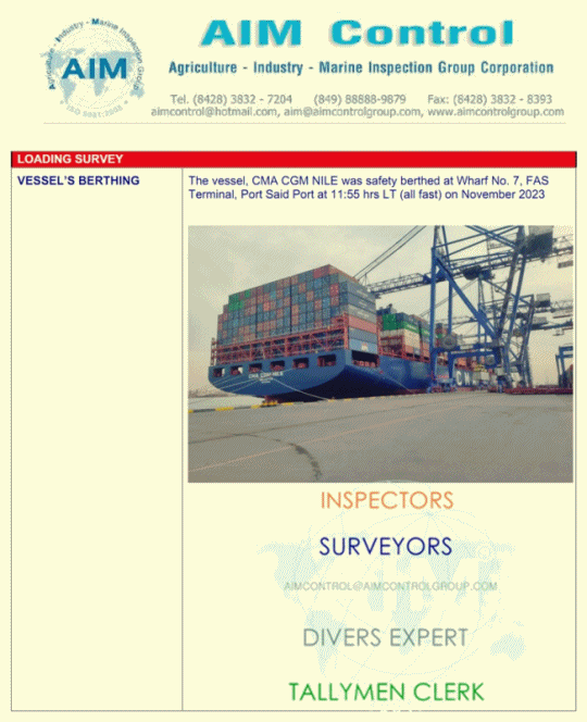 Egypt_and_Marine_Cargo_Ship_Container_Surveyors_of_AIM_Group_attending