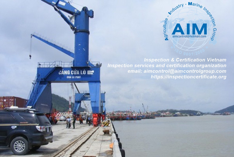Vietnam Inspection-services-vietnam - Marine Cargo Ship surveyors inspectors Divers Tally-clerk services company at Cua lo port