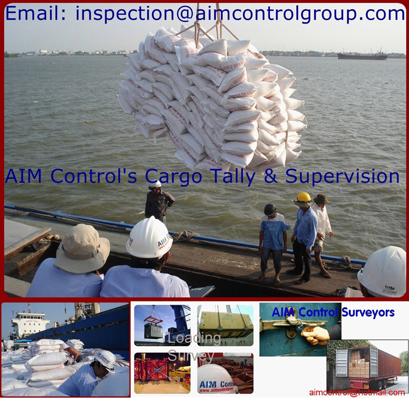 AIM Control cung cấp dịch vụ giám định giám sát và chứng nhận cho tất cả các loại hàng hóa vận chuyển bằng container và tàu biển