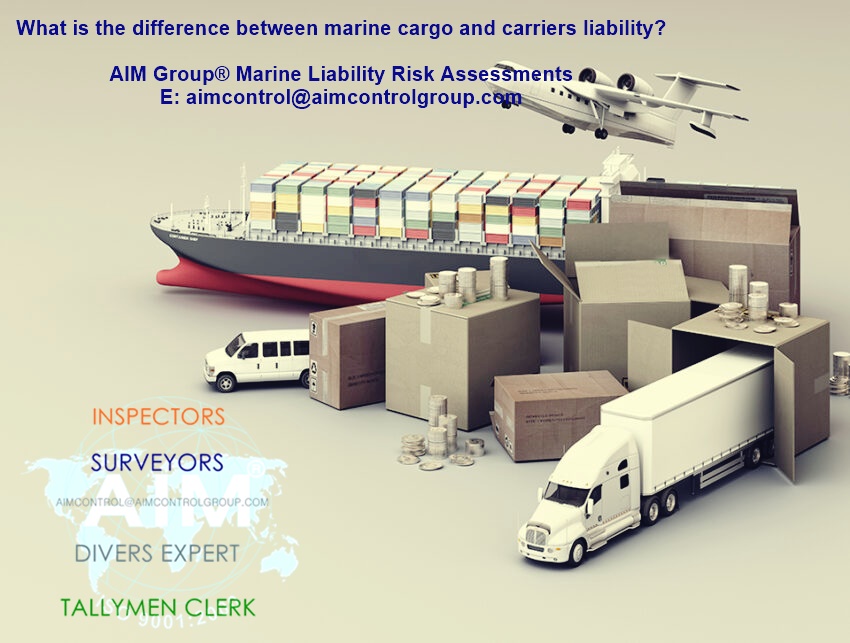 What is the difference between marine cargo and carriers liability