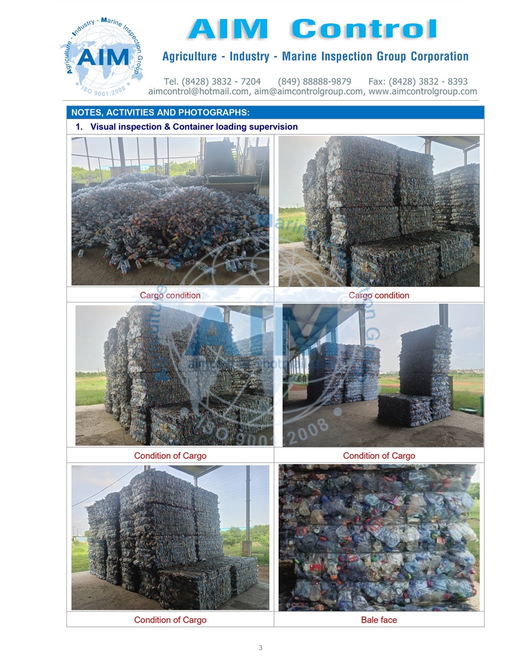 Plastic_Scrap_inspection_and_Container_Loading_Supervision_Report____02_Containers_of_PET_Bottles___AIMGroup_page_0003