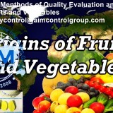 Fruits quality control and certification