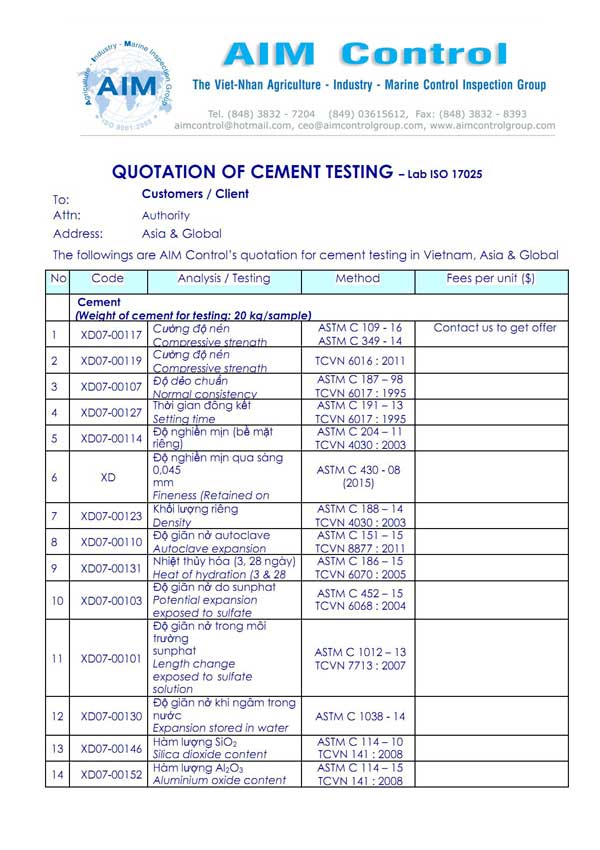 giam-dinh-chat-luong-xi-mang-kiem-dem-so-luong-giao-nhan