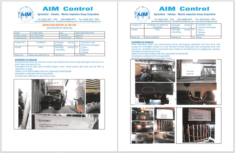 The_inspection_report_at_site_Automotive_Vehicle_Car_Truck